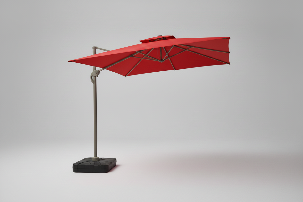 Roma Luxe Double-Top Cantilever Umbrella (3x3M)