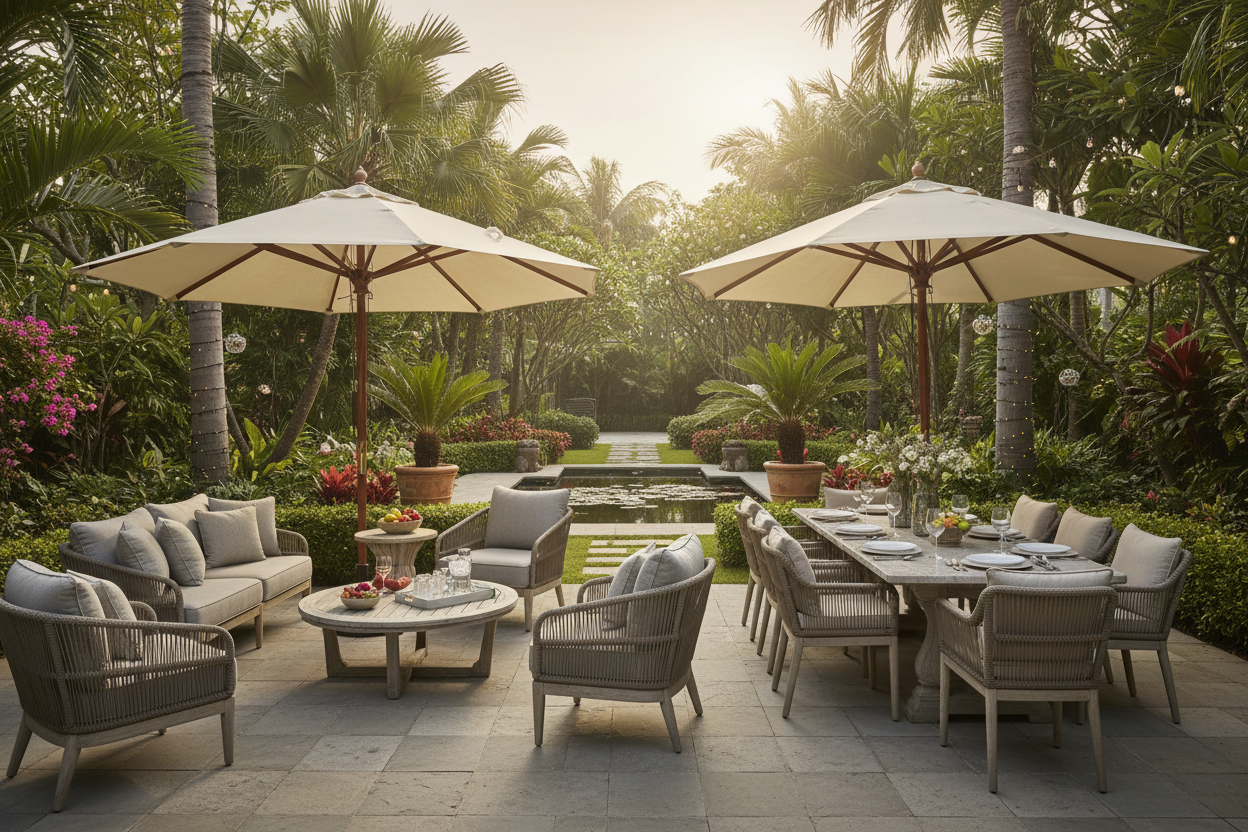 Outdoor Entertaining Scene